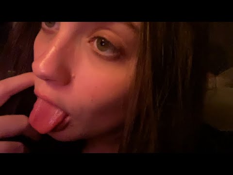 ASMR | lens licking, fast mouth sounds, and jade rolling your face 💚