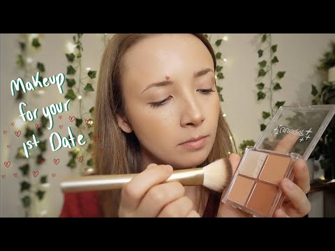 ASMR Doing Your Makeup For A 1st Date (roleplay)💞✨