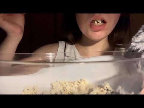 [ASMR] Eating Popcorn | Mouth Sounds, Eating Sounds | *No Talking* #asmr 🍿 ☺︎
