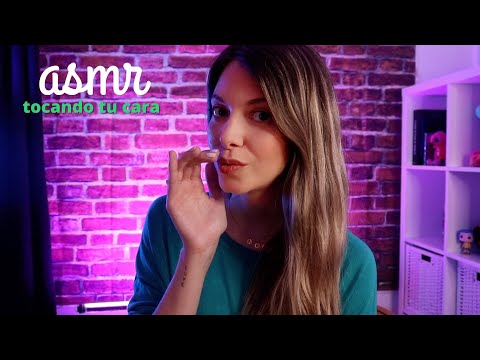 ASMR tocando tu Cara hasta que te DUERMAS express | Love ASMR en español