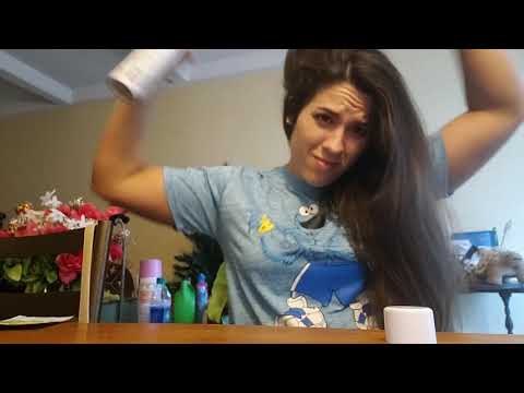 Asmr! Shirt scratching.Tapping on hair products!