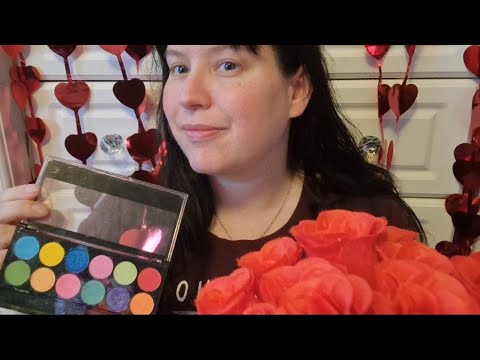 ASMR Valentines Day - Doing your Hair & Make Up! Pamper Time ! Getting you ready for a date !