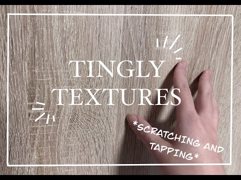 ASMR 12 Tingly Textures in 12 Minutes /  Super scratchy textures (some build up tapping, no talking)