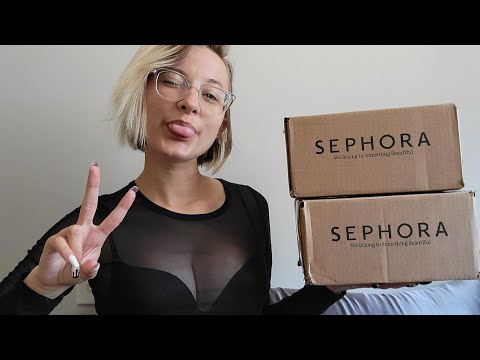 ASMR | Whispered Sephora Haul // Package Tapping // Product Unboxing ✨️