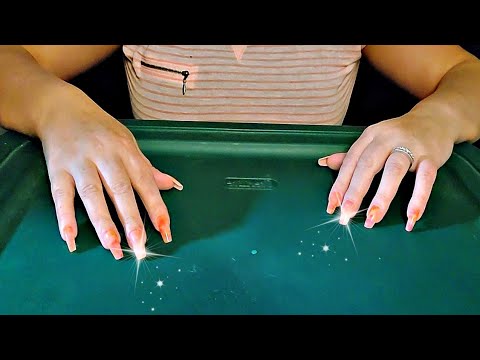 ASMR Aggressive Scratching And Tapping On A Rubbermaid Bin
