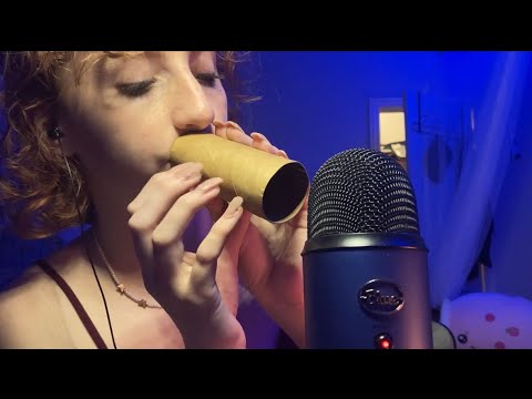 ASMR/ lots of mouth sounds with tubes!!