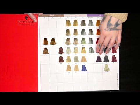 Asmr Showing You My Color Map For Hairdressers #asmr #relaxing #showandtell