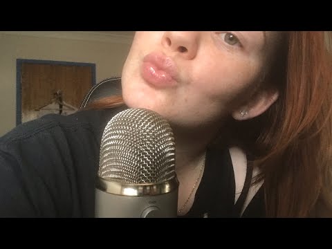 ASMR|| mic Kissing, Mouth sounds and talking