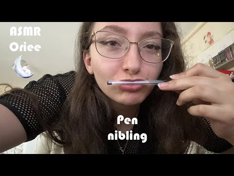 ASMR | Pen nibling ☁🖊