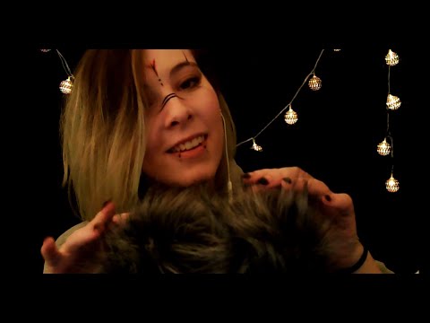 ASMR | very soft fluffy sounds and whispering to help you fall asleep - ramble