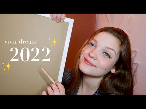ASMR | Making Your 2022 Vision Board & Manifesting Your Dream Life