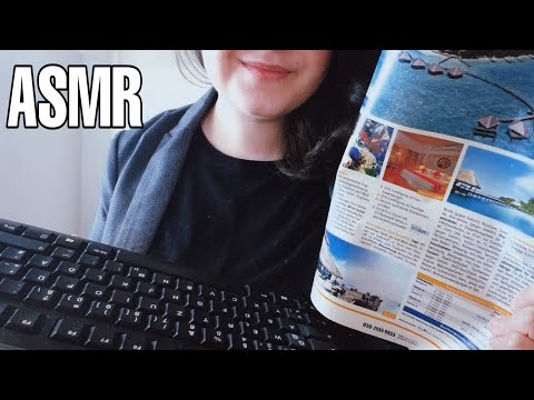 ASMR - Reisebüro Roleplay - Travel Agency Role play - 🌞🌍 - german/deutsch