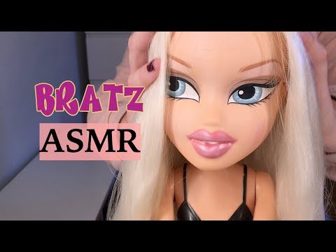 ASMR Bratz Doll Hair Play, No Talking (Hair Brushing/Detangling, Spraying/Tapping Sounds)