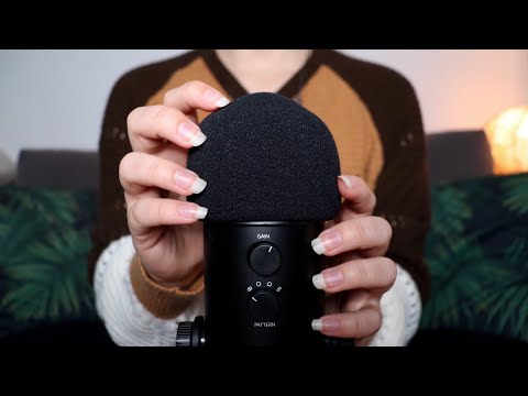 ASMR - Slow & Gentle Microphone Scratching (With Windscreen) [No Talking]