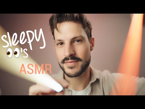 ASMR | Close Touch Light Exam for Sleepy Eyes
