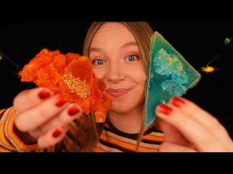 ASMR Trying Edible Crystals for the First Time! (Whispered, Eating)