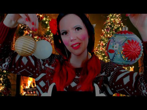[ASMR] 🎄12 Tingles of Christmas 🎄(Scratching, Tapping, Whispering)
