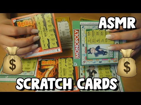 ASMR LOTTERY TICKETS 💰 | SCRATCH CARDS | Scratching Sounds 💸