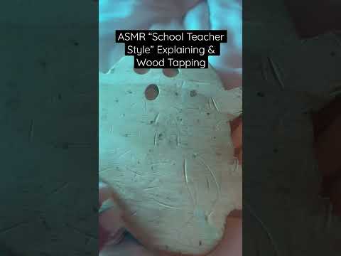 WOODEN ASMR TAPPING ON THIS GHOST 👻