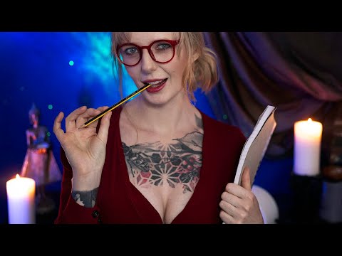 ASMR Flirty Therapist Asks You Inappropriate Questions - roleplay
