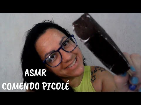 [ASMR] comendo picolé (chewing sounds) #asmr #asmrsounds #asmrfast