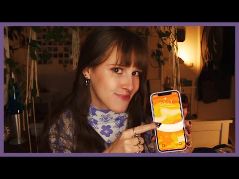 ASMR | What's on my phone? (YouTube Insights, Vanlife) [german whispered | deutsch]