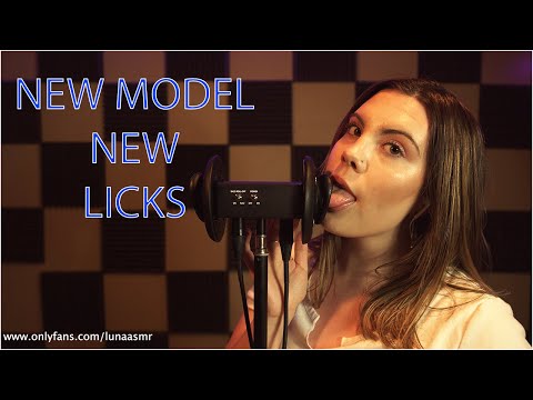 New Model - New Licks ( ASMR ) Salivation Sounds For Tingles - The ASMR Collection