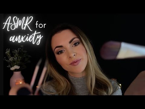 ASMR for Anxiety | Plucking & Snipping Negative energy | Positive affirmations (rain sounds)