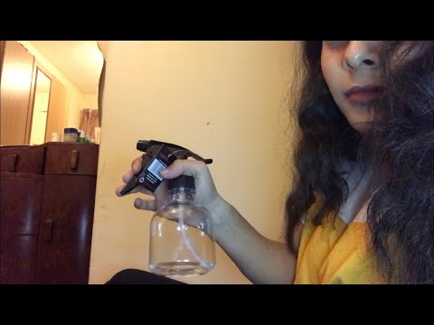 ASMR - bottle tapping, scratching & spraying (requested)