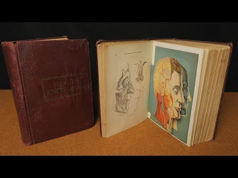 Vintage 1920's Medical Books ASMR