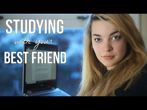 ASMR Studying with your Best Friend! Hand massage + Snow [Binaural Role Play]