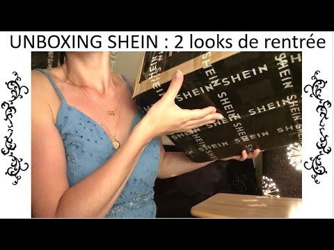 {ASMR} 2 Looks de rentrée et astuces ! Unboxing try-on Shein