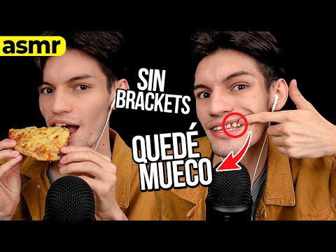 ASMR español StoryTime: Ya NO tengo brackets, quede MUECO + ASMR comiendo Pizza