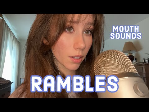 ASMR | Sensitive Whisper Rambling & Some Mouth Sounds
