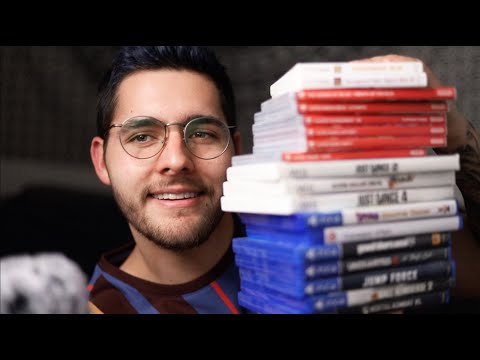 Close & Slow Whisper - ASMR Video Game Collection Ramble (PS4, Nintendo Switch, Wii, & More)