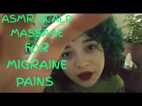ASMR Helping You Relieve A Migraine + Facial/Eye massage | Scalp Scratching