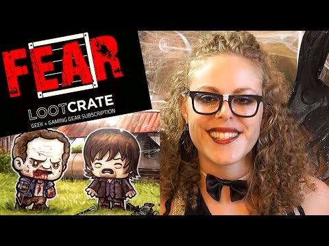 Toy Tingles #6, Loot Crate October 2014 ASMR Unboxing Walking Dead & Fear Theme