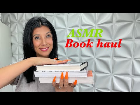 ASMR book haul/ whispered tapping