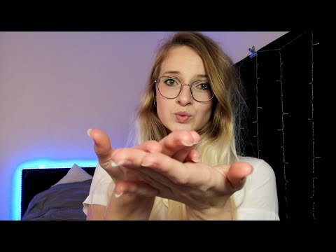 ASMR Hand Sounds + Movements (finger clicking, flutters, pay attention)