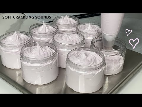 [ASMR] Piping Whipped Body Butter | 5 Min | NO Talking