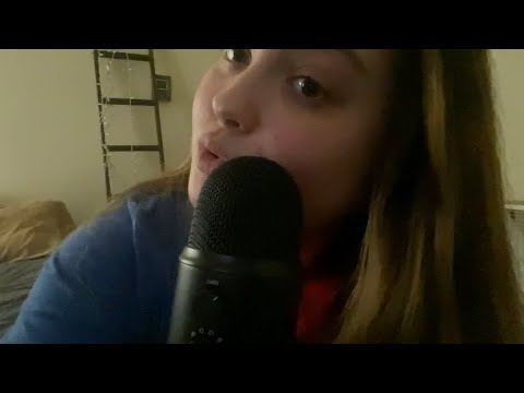 ASMR inaudible whispers n mouth sounds :)