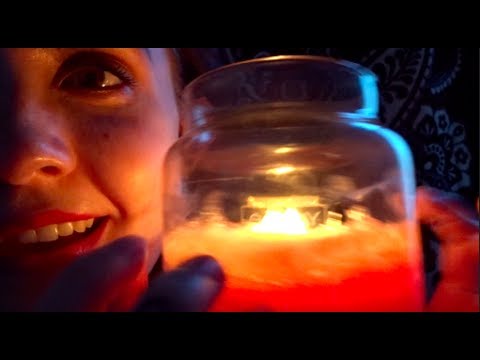 ASMR my favorite candles! (glass tapping)
