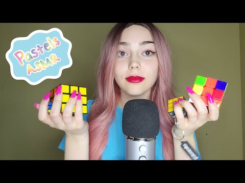 ASMR | Playing with Rubiks Cubes