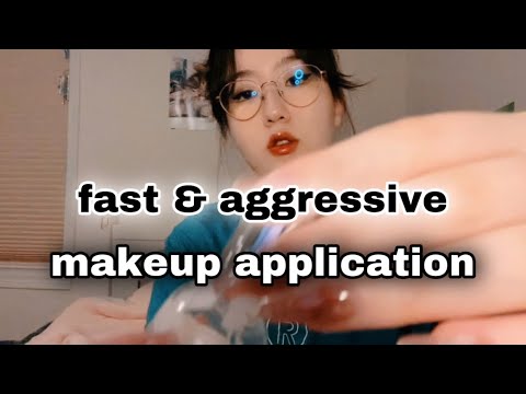 ASMR MAKEUP APPLICATION 💄✨in 30 seconds (real camera touching)