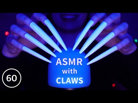 ASMR with CLAWS 💙Changing Triggers Every 60 Seconds😴 Scratching , Tapping , Massage etc | No Talking
