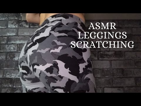ASMR FABRIC SCRATCHING / LEGGINGS SCRATCHING (Camo edition part 1)