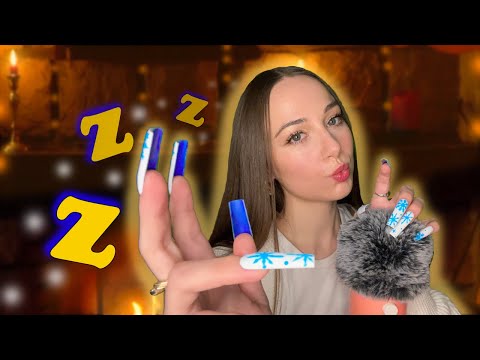 ASMR for INSTANT SLEEP ☆😴 cozy triggers by the fire ♡🎄