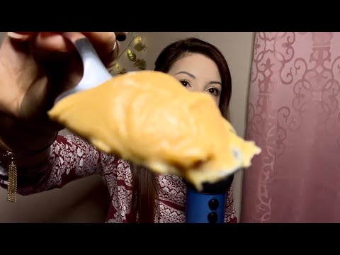 ASMR Eating Peanut Butter / Comiendo Crema de Cacahuate (NO TALKING)
