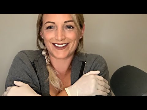 ASMR SLEEVE PUSHING WITH and WITHOUT XS LATEX GLOVES | RIPPING PAPER with LATEX GLOVES  | REQUEST