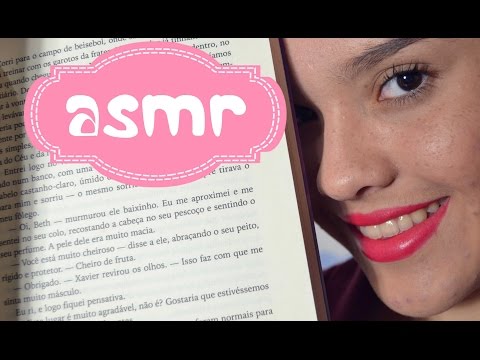 ASMR| Leitura: Whispper + Carinho na cabeça | Português